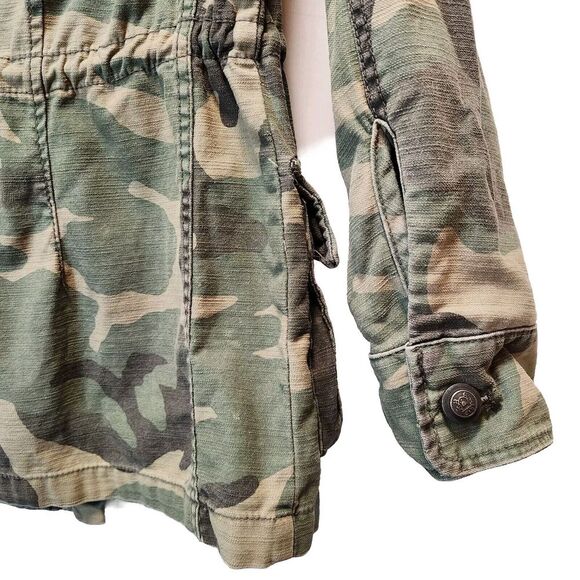 Free People Not Your Brothers Camo Surplus Jacket Military‎ Inspired Moto SZ XS - Picture 4 of 13